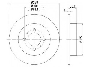 PAGID 52339 stabdžių diskas 
 Dviratė transporto priemonės -> Stabdžių sistema -> Stabdžių diskai / priedai
4320654C01