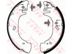 TRW GS8630 stabdžių trinkelių komplektas 
 Techninės priežiūros dalys -> Papildomas remontas
1014317, 1570221, 7125123, 94VB2200BB