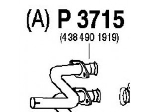 FENNO P3715 išleidimo kolektorius 
 Išmetimo sistema -> Išmetimo vamzdžiai
repair pipe