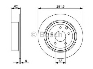 BOSCH 0 986 479 362 stabdžių diskas 
 Stabdžių sistema -> Diskinis stabdys -> Stabdžių diskas
43206 9W000, 43206 9Y000, 43206 JD00A