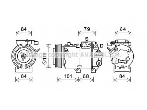 AVA QUALITY COOLING HYK422 kompresorius, oro kondicionierius 
 Oro kondicionavimas -> Kompresorius/dalys
977013K520, 977013K520