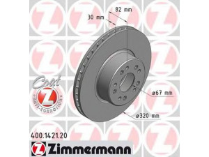 ZIMMERMANN 400.1421.20 stabdžių diskas 
 Dviratė transporto priemonės -> Stabdžių sistema -> Stabdžių diskai / priedai
140 421 0212, 140 421 09 1264, 140 421 0912