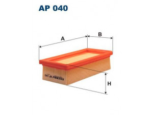 FILTRON AP040 oro filtras 
 Filtrai -> Oro filtras
314, 1444K9, 5889204, 5973689, 5998293