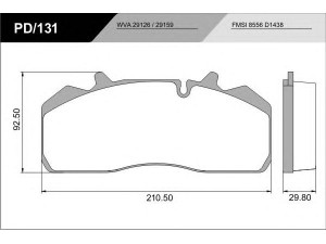 FRAS-LE PD/131-K15_HD PRO stabdžių trinkelių rinkinys, diskinis stabdys 
 Techninės priežiūros dalys -> Papildomas remontas
2915907, 20906795, 85110409, 6597421