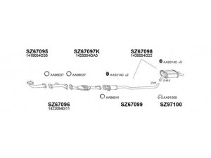 VENEPORTE 670046 išmetimo sistema