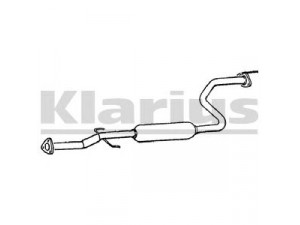 KLARIUS 260561 vidurinis duslintuvas 
 Išmetimo sistema -> Duslintuvas
GEX33611, GEX33611, GEX33611, GEX33611