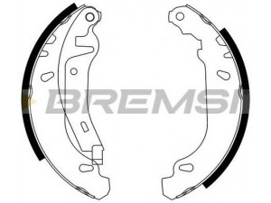 BREMSI GF0105-2 stabdžių trinkelių komplektas
4241G3, 4241L4, 95659470, 4241G3
