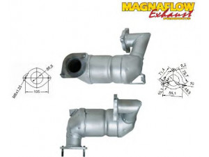 MAGNAFLOW 76315D katalizatoriaus keitiklis 
 Išmetimo sistema -> Katalizatoriaus keitiklis
8200169763, 8200452186