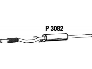 FENNO P3082 vidurinis duslintuvas 
 Išmetimo sistema -> Duslintuvas
18302753113