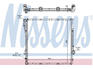 NISSENS 60788A radiatorius, variklio aušinimas 
 Aušinimo sistema -> Radiatorius/alyvos aušintuvas -> Radiatorius/dalys
1.439.103, 1710.1.439.103, 1710.7.544.668
