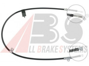A.B.S. K15177 trosas, stovėjimo stabdys 
 Stabdžių sistema -> Valdymo svirtys/trosai
36531-4F400
