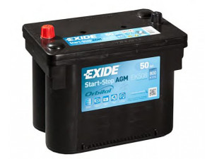 EXIDE EK508 starterio akumuliatorius; starterio akumuliatorius 
 Elektros įranga -> Akumuliatorius