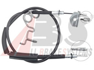 A.B.S. K12102 trosas, stovėjimo stabdys 
 Stabdžių sistema -> Valdymo svirtys/trosai
4779806AB
