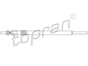 TOPRAN 407 951 kaitinimo žvakė 
 Kibirkšties / kaitinamasis uždegimas -> Kaitinimo kaištis
001 159 46 01