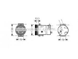 AVA QUALITY COOLING DWK018 kompresorius, oro kondicionierius 
 Oro kondicionavimas -> Kompresorius/dalys
96245943, 96255980