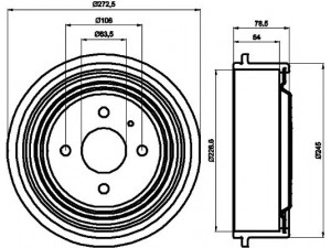 HELLA PAGID 8DT 355 300-131 stabdžių būgnas 
 Stabdžių sistema -> Būgninis stabdys -> Stabdžių būgnas
1490274, 1519941, 1661851, 6063755