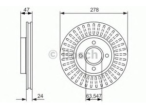 BOSCH 0 986 479 864 stabdžių diskas 
 Stabdžių sistema -> Diskinis stabdys -> Stabdžių diskas
1513979, 4070864, 5026785, 6676462