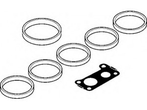 ELRING 131.810 tarpiklių rinkinys, įsiurbimo kolektorius 
 Variklis -> Cilindrų galvutė/dalys -> Įsiurbimo kolektoriaus tarpiklis/sandarinimo žiedas
611 094 00 80