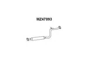 VENEPORTE MZ47093 priekinis duslintuvas 
 Išmetimo sistema -> Duslintuvas
FS0540300A, FS0540300B, FS0540300C