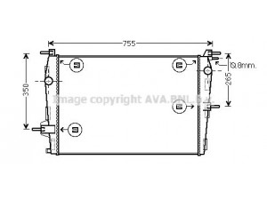 AVA QUALITY COOLING RTA2573 radiatorius, variklio aušinimas 
 Aušinimo sistema -> Radiatorius/alyvos aušintuvas -> Radiatorius/dalys
214103792R