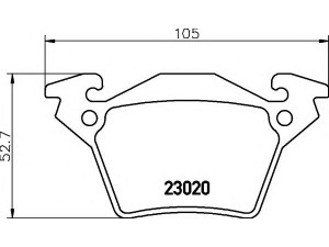 HELLA 8DB 355 008-641 stabdžių trinkelių rinkinys, diskinis stabdys 
 Techninės priežiūros dalys -> Papildomas remontas
0004214210, 0034200220, A0004214210
