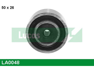 LUCAS ENGINE DRIVE LA0048 kreipiantysis skriemulys, V formos rumbuotas diržas 
 Diržinė pavara -> V formos rumbuotas diržas/komplektas -> Laisvasis/kreipiamasis skriemulys