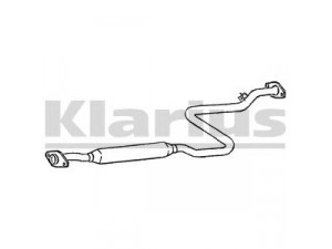 KLARIUS MA274V vidurinis duslintuvas 
 Išmetimo sistema -> Duslintuvas
FS9940300