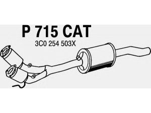 FENNO P715CAT katalizatoriaus keitiklis 
 Išmetimo sistema -> Katalizatoriaus keitiklis
3C0254503X
