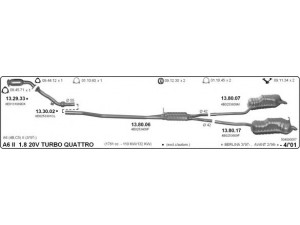 IMASAF 504000057 išmetimo sistema 
 Išmetimo sistema -> Išmetimo sistema, visa