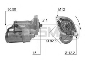MESSMER 220005 starteris 
 Elektros įranga -> Starterio sistema -> Starteris
28100-54070, 28100-54100, 28100-54170