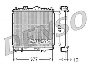 DENSO DRM45001 radiatorius, variklio aušinimas 
 Aušinimo sistema -> Radiatorius/alyvos aušintuvas -> Radiatorius/dalys
MB660558