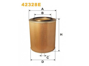 WIX FILTERS 42328E oro filtras
0667078, 667078, 4788592, 8122408