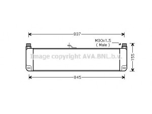 AVA QUALITY COOLING RE3027 alyvos aušintuvas, variklio alyva
5001857538