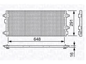 MAGNETI MARELLI 350203647000 kondensatorius, oro kondicionierius 
 Oro kondicionavimas -> Kondensatorius