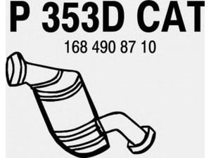 FENNO P353DCAT katalizatoriaus keitiklis 
 Išmetimo sistema -> Katalizatoriaus keitiklis
BM80227H, 1684900410, 1684901619