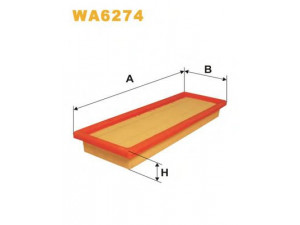 WIX FILTERS WA6274 oro filtras 
 Filtrai -> Oro filtras
PC919