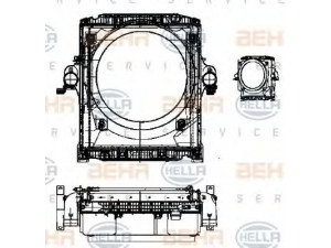 HELLA 8MK 376 722-191 aušintuvo modulis
4122 5854