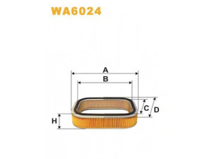 WIX FILTERS WA6024 oro filtras 
 Techninės priežiūros dalys -> Techninės priežiūros intervalai
415, 17220PC6000, 17220PC6660, 17220PC6663