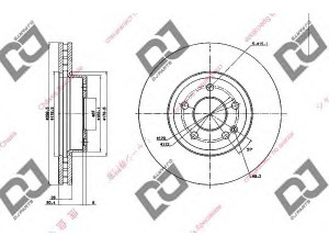 DJ PARTS BD1742 stabdžių diskas 
 Dviratė transporto priemonės -> Stabdžių sistema -> Stabdžių diskai / priedai
6394210012