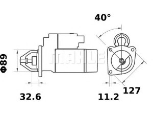 MAHLE ORIGINAL MS 178 starteris