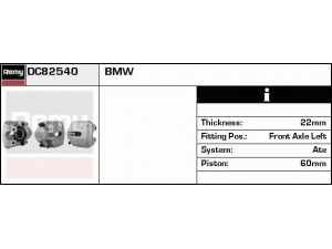 DELCO REMY DC82540 stabdžių apkaba 
 Dviratė transporto priemonės -> Stabdžių sistema -> Stabdžių apkaba / priedai
34111163385
