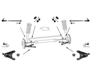 MEYLE WG0340400 vairavimo mechanizmas; rato pakaba 
 Ašies montavimas/vairavimo mechanizmas/ratai -> Prekių paieška pagal schemą