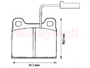 BENDIX 571860B stabdžių trinkelių rinkinys, diskinis stabdys 
 Techninės priežiūros dalys -> Papildomas remontas
0060760090, 60760090
