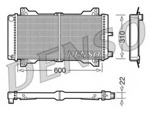 DENSO DRM10013 radiatorius, variklio aušinimas 
 Aušinimo sistema -> Radiatorius/alyvos aušintuvas -> Radiatorius/dalys
6138594, 6138596, 6138600, 81AB8005BC