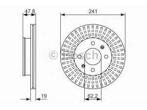 BOSCH 0 986 479 962 stabdžių diskas 
 Dviratė transporto priemonės -> Stabdžių sistema -> Stabdžių diskai / priedai
51712 1C000