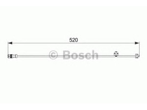 BOSCH 1 987 474 571 įspėjimo kontaktas, stabdžių trinkelių susidėvėjimas 
 Stabdžių sistema -> Susidėvėjimo indikatorius, stabdžių trinkelės
997 612 770 00