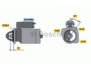 BOSCH 0 001 231 012 starteris 
 Elektros įranga -> Starterio sistema -> Starteris
1340895
