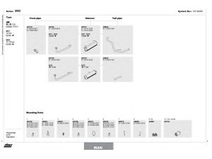 DINEX 147100055 išmetimo sistema 
 Išmetimo sistema -> Išmetimo sistema, visa