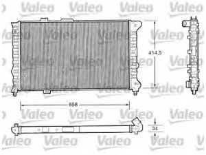 VALEO 732505 radiatorius, variklio aušinimas 
 Aušinimo sistema -> Radiatorius/alyvos aušintuvas -> Radiatorius/dalys
60627910, 60651922, 60663808