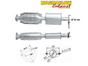 MAGNAFLOW 84316 katalizatoriaus keitiklis 
 Išmetimo sistema -> Katalizatoriaus keitiklis
46545381, 46783894